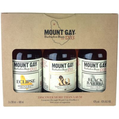 Mount Gay Pack Discovery (Eclipse, Black Barrel et XO), Rum de la Barbade